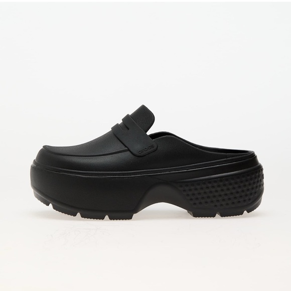 Crocs Stomp Black Loafer M6 W8 - Picture 4 of 6